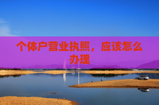 个体户营业执照，应该怎么办理